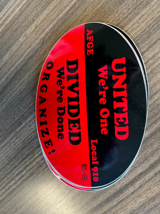 Bumper Sticker. AFGE