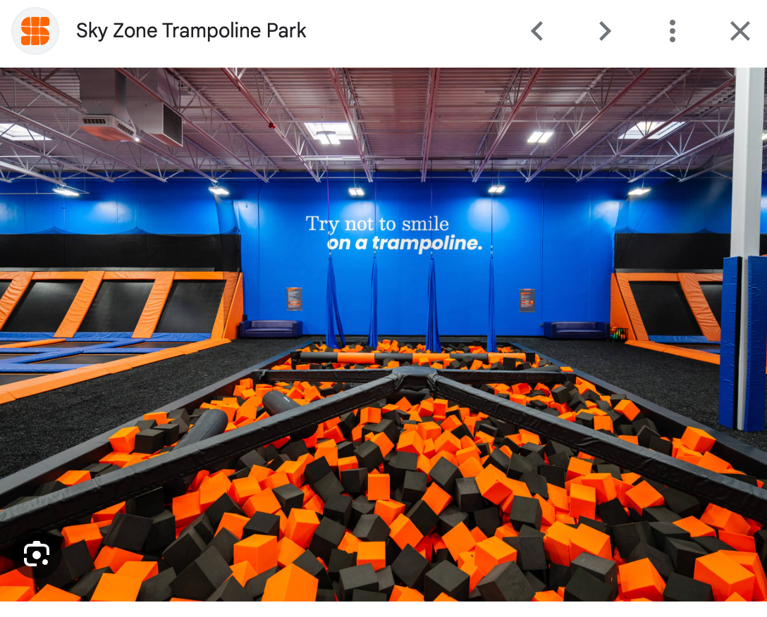 AFGE SKY ZONE AFGE DAY 11/6/25.  630-8pm. limit of 5 tickets