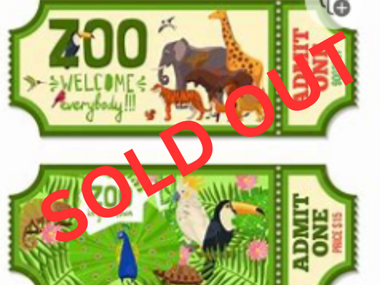 Zoo Ticket (Sold Out)